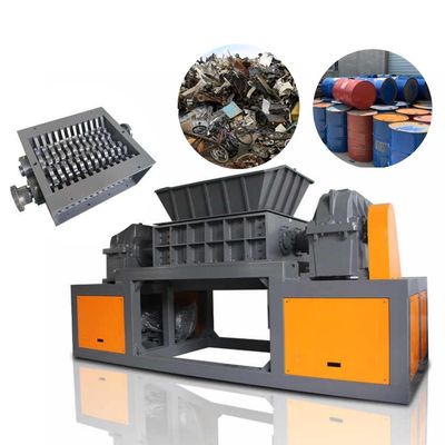 Przenośny podwójny wał Metalowy Szrajder Maszyna wysokiej mocy do recyklingu odpadów