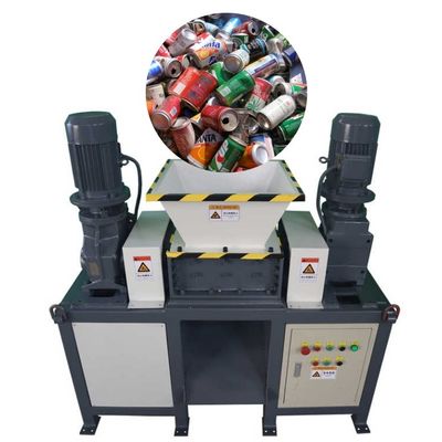 Silniki bliźniacze Metalowe Aluminium Shredder Crusher Maszyna Ochrona środowiska