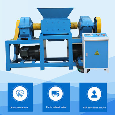 5.5kw Mini Scrap Metal Shredder Machine Kabel Odzież Tekstylowa Shredder Machine