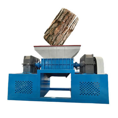 Twin Shaft Heavy Duty Wood Shredder 7,5kW dla korzeni drzew / liści drzew