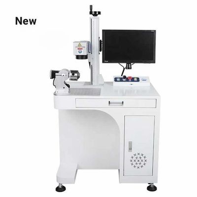 JPT Fiber Laser Marker Machine for Metal Ring Sliver Jewelry Plastic ABS MC