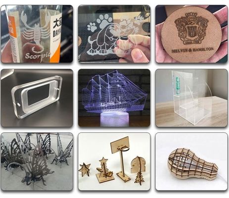 Maszyna do grawerowania laserowego metalu i drewna o długości fali 10,6 um