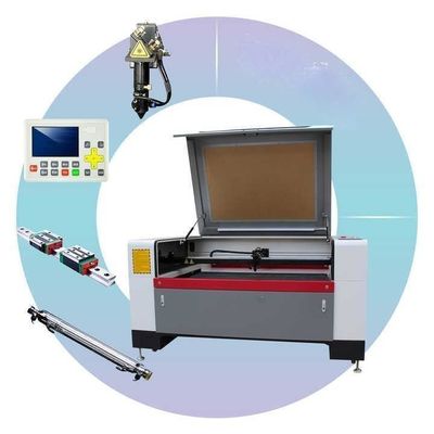9060 Mini CO2 CNC Laser Graving Machine 0-400mm/s Chłodzenie powietrzem
