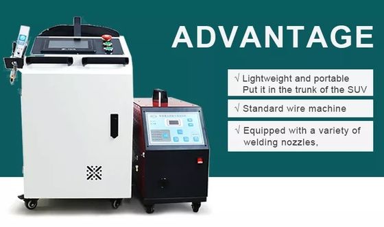1500w 1000w 2000w Ręczna maszyna do spawania laserowego Automatyczny sterownik zasilacza drutu