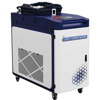 Maszyna do oczyszczania laserowego 2000W do usuwania pyłu z farby metalowej, drewna, kamienia, brudu