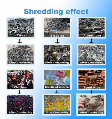 PET Plastic Shredder Machine For Grinder Woven Bag Polypropylene Fiber