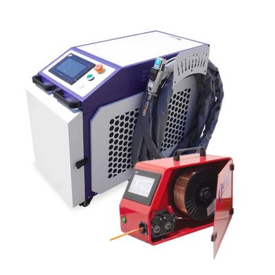 3 w 1 przenośna pełnoautomatyczna sztuczna ustawialna maszyna do spawania laserowego metalu