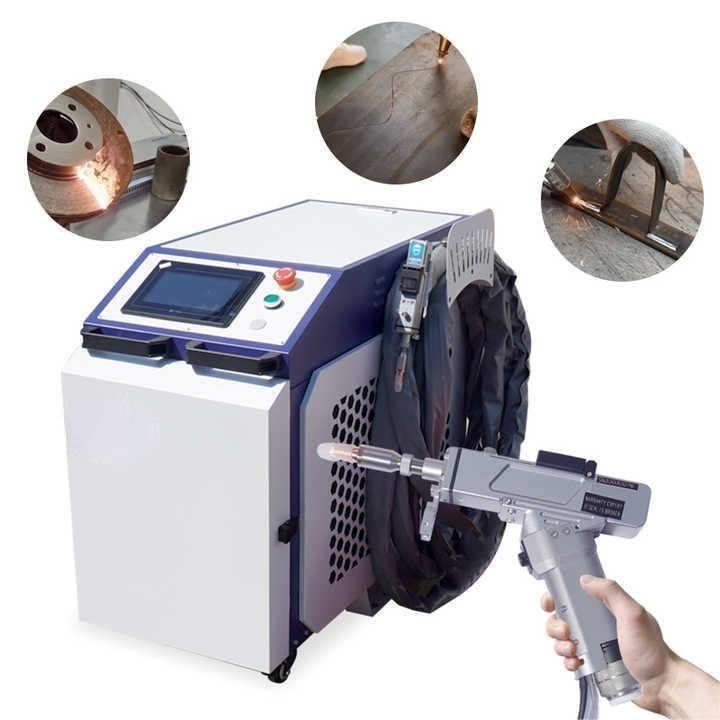3 w 1 spawarka laserowa włóknowa ręczna 1000W 1500W 2000W dla aluminiowego węgla